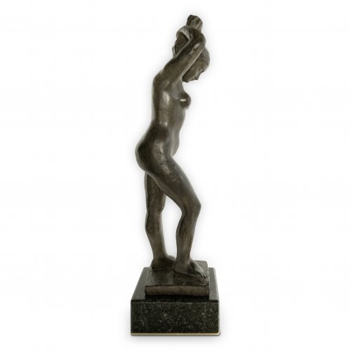 1926 femme nue by Leon Indenbaum profil droit