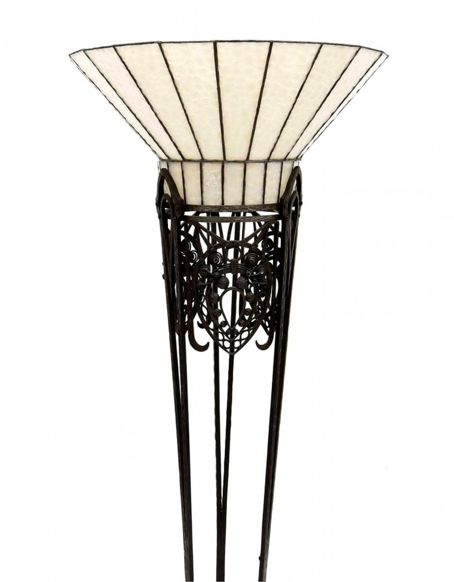 Klein minimum heroïne Staande art deco lamp - Dille Art Nouveau & Deco (nl)